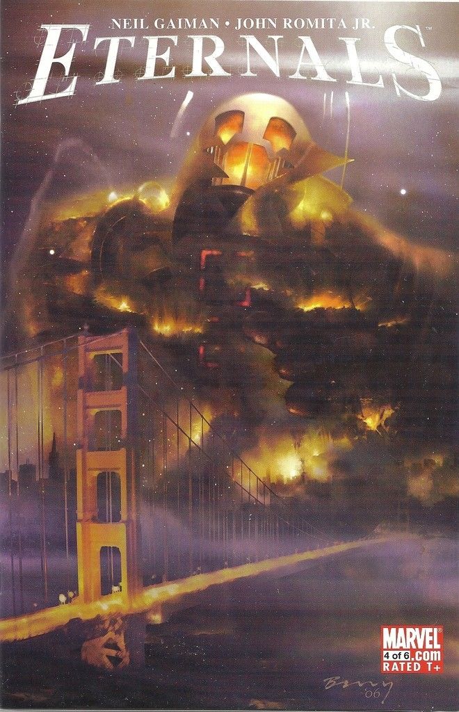 Eternals 1, 2, 3, 4, 5, 6, 7 Set Lot Gaiman Romita Jr --3