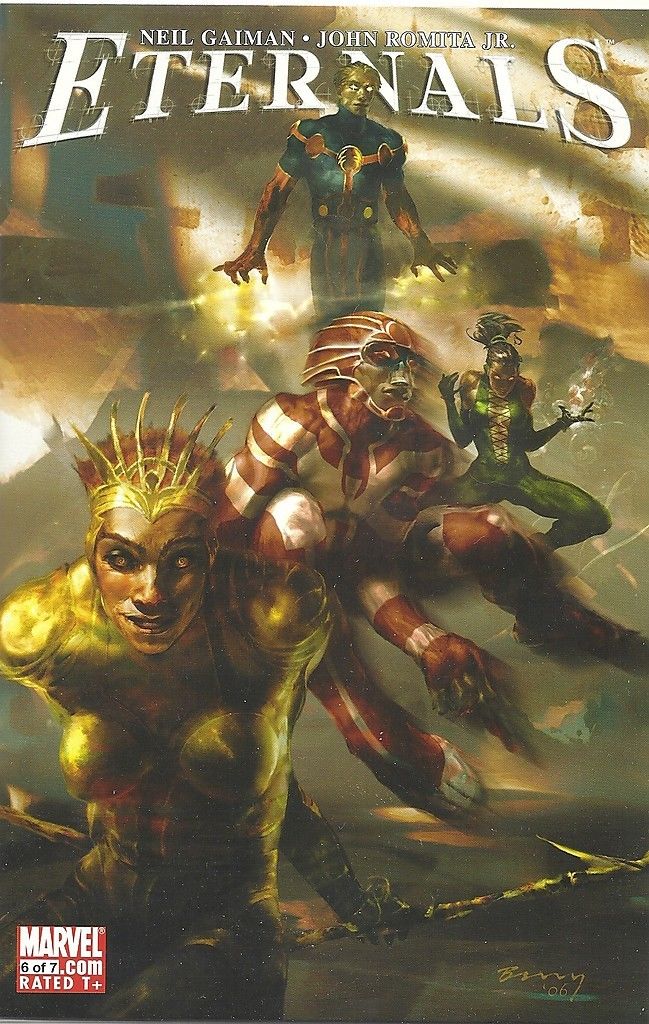 Eternals 1, 2, 3, 4, 5, 6, 7 Set Lot Gaiman Romita Jr --5