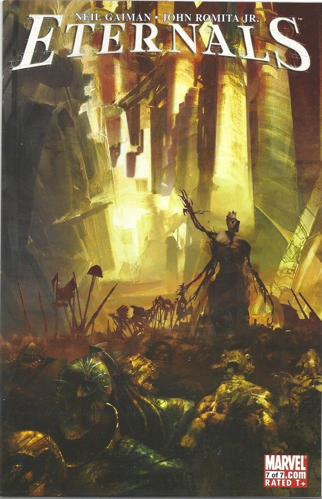 Eternals 1, 2, 3, 4, 5, 6, 7 Set Lot Gaiman Romita Jr --6
