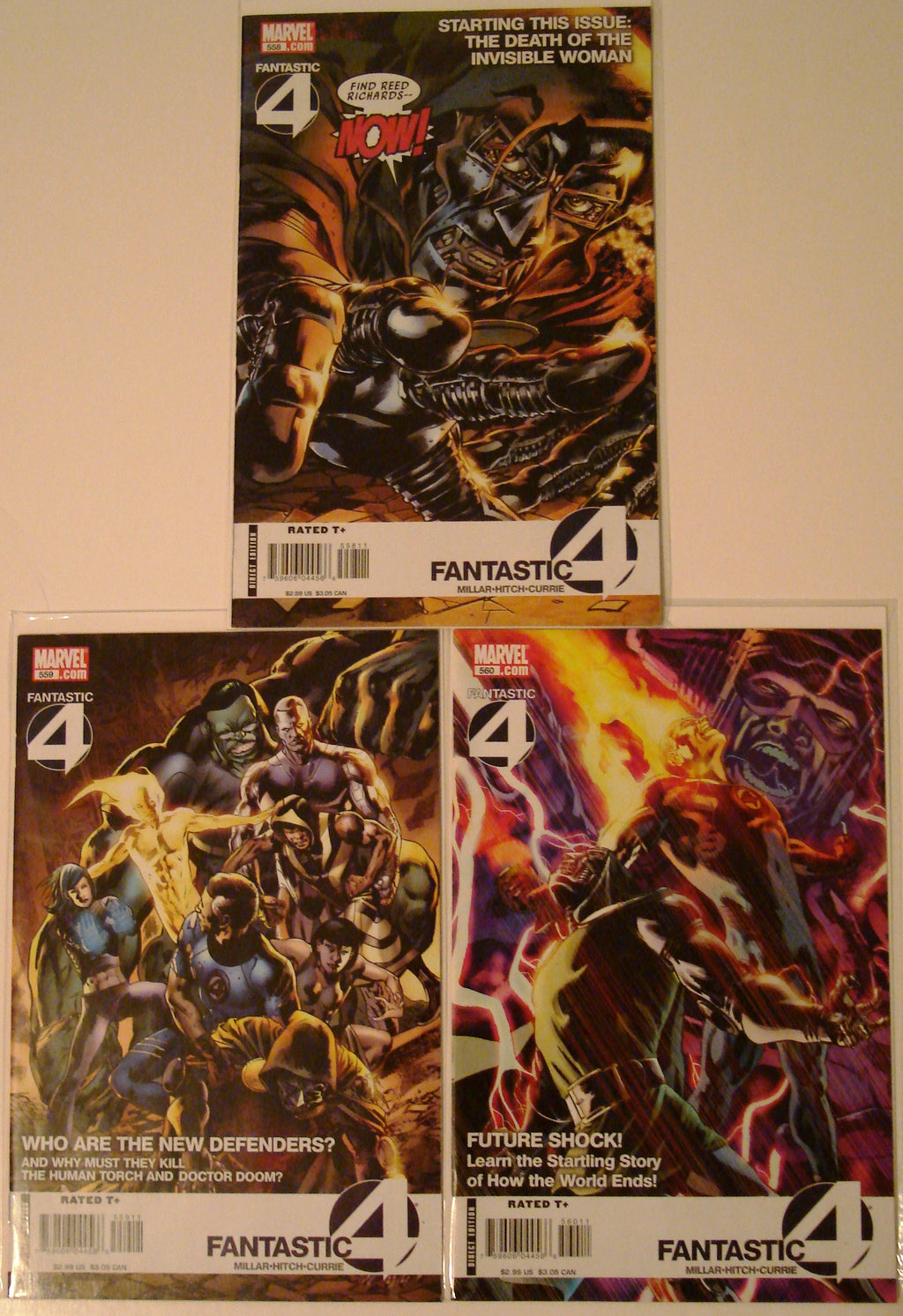 Fantastic Four 554, 555, 556, 557, 558, 559, 560 Millar Hitch --1