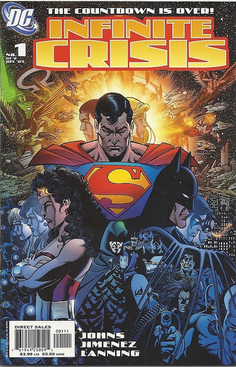 Infinite Crisis 1, 2, 3, 4, 5, 6, 7 George Perez covers Johns Jimenez --0