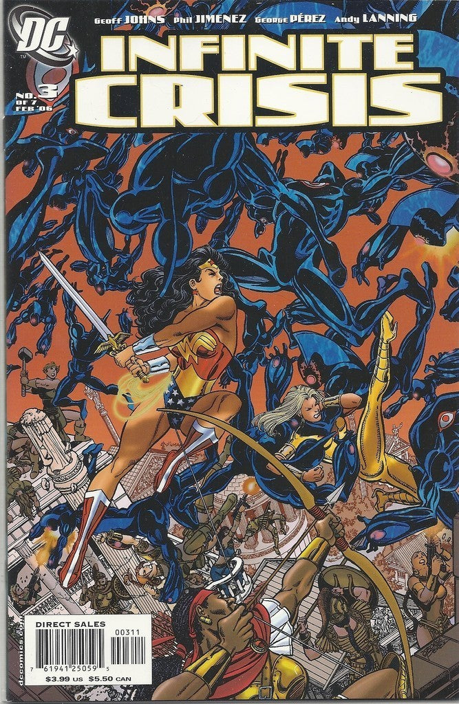 Infinite Crisis 1, 2, 3, 4, 5, 6, 7 George Perez covers Johns Jimenez --2