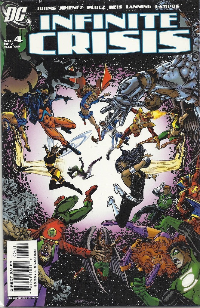 Infinite Crisis 1, 2, 3, 4, 5, 6, 7 George Perez covers Johns Jimenez --3