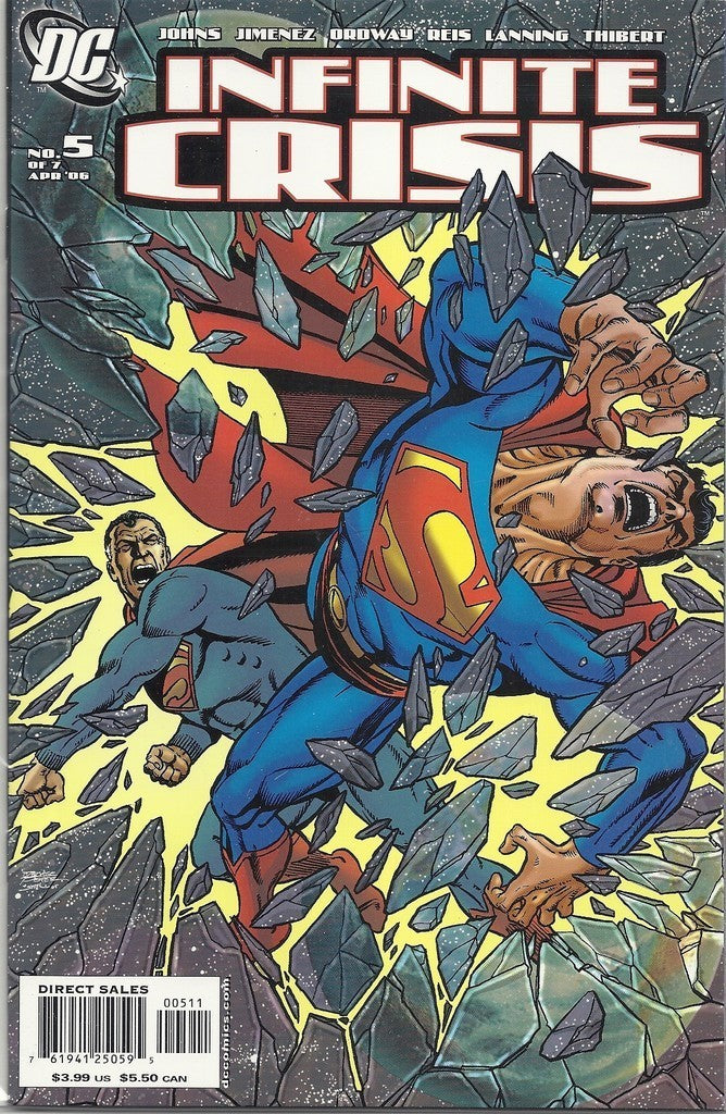 Infinite Crisis 1, 2, 3, 4, 5, 6, 7 George Perez covers Johns Jimenez --4