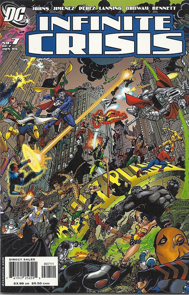Infinite Crisis 1, 2, 3, 4, 5, 6, 7 George Perez covers Johns Jimenez --6