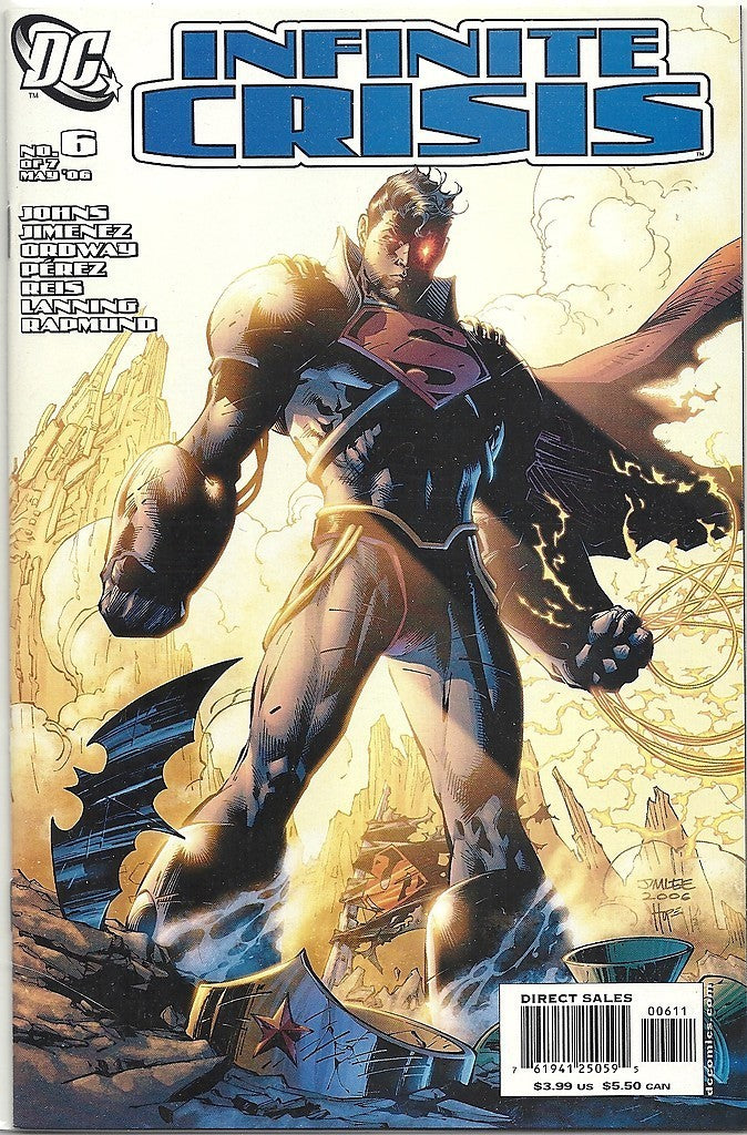 Infinite Crisis 1, 2, 3, 4, 5, 6, 7 -- Jim Lee covers Johns Jimenez --5