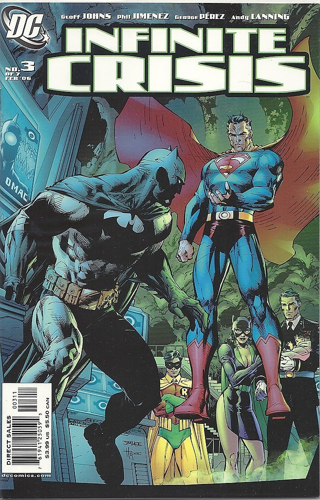 Infinite Crisis 1, 2, 3, 5, 6, 7 -- Jim Lee covers Johns Jimenez --2