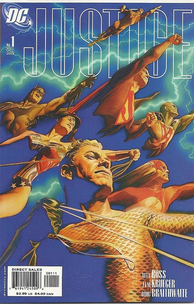 Justice 1 2 3 4 5 6 7 8 9 10 Set Variant Extra Ross Superman --0