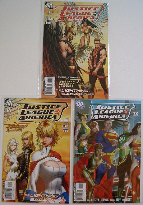 Justice League Of America 2006 5, 6, 7, 8, 9, 10, 12 Batman Meltzer --1