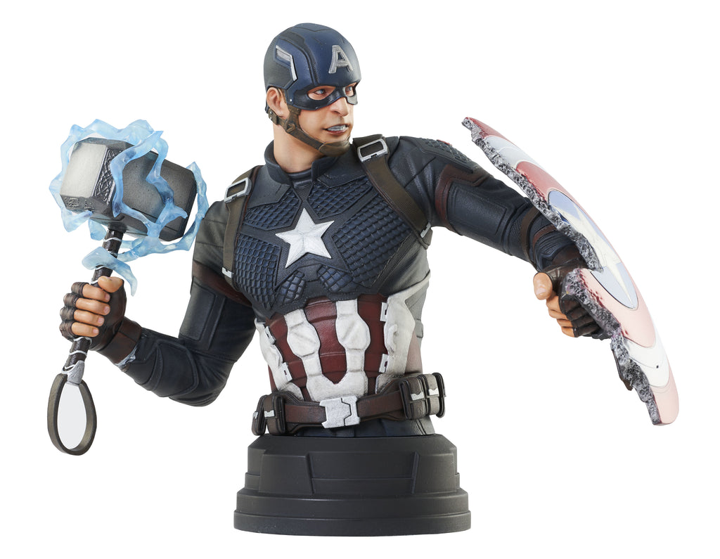 Marvel Movie Captain America 1/6 Scale Bust Avengers Diamond Select --2