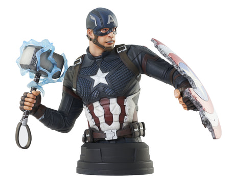 Marvel Movie Captain America 1/6 Scale Bust Avengers Diamond Select --2