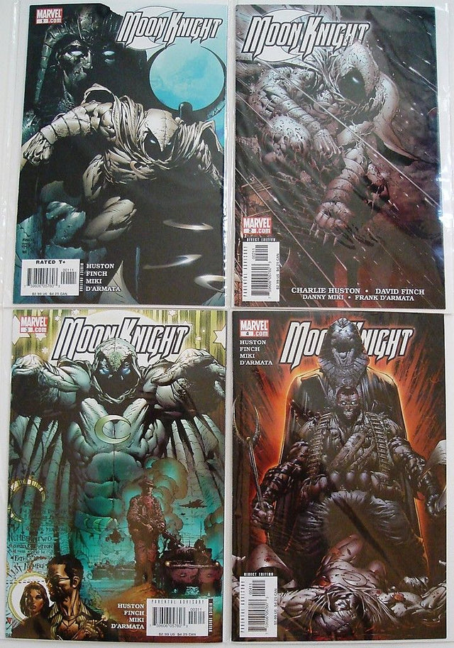 Moon Knight 1, 2, 3, 4, 5, 6, 7, 8, 9, 10, 11, 12 Set Huston Finch --0