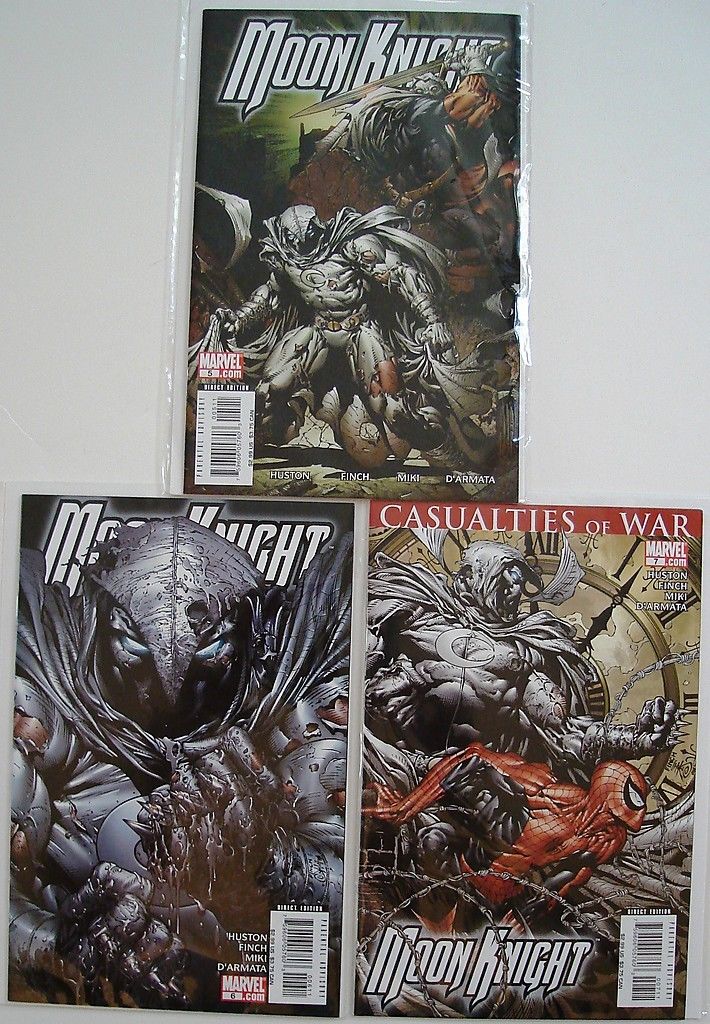 Moon Knight 1, 2, 3, 4, 5, 6, 7, 9, 10, 11 Set Huston Finch Avengers --1