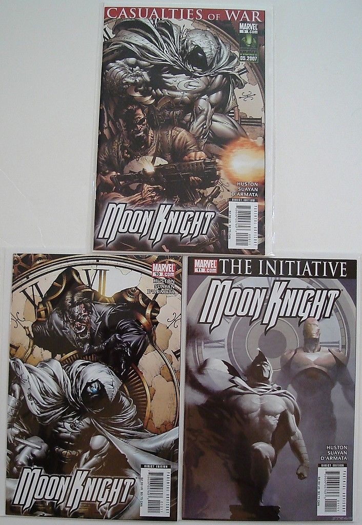 Moon Knight 1, 2, 3, 4, 5, 6, 7, 9, 10, 11 Set Huston Finch Avengers --2