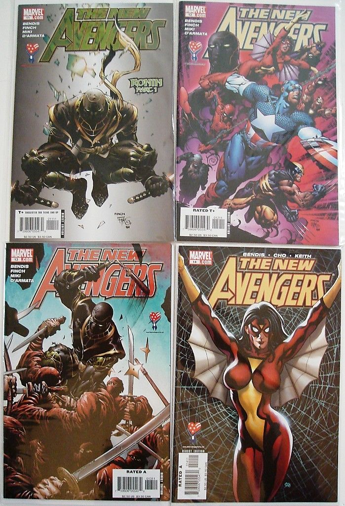 New Avengers 11, 12, 13, 14, 15, 16, 17, 18 Wolverine Iron Man Bendis --0