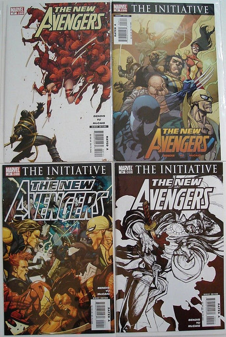 New Avengers 27, 28, 29, 30, 31, 32, 33, 36, 37 Wolverine Bendis --0