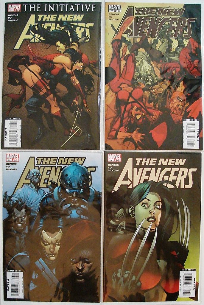 New Avengers 27, 28, 29, 30, 31, 32, 33, 36, 37 Wolverine Bendis --1