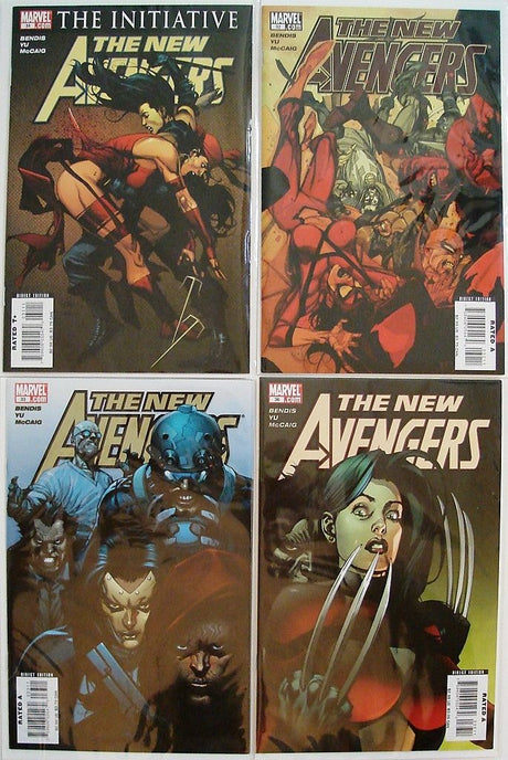 New Avengers 27, 28, 29, 30, 31, 32, 33, 36, 37 Wolverine Bendis --1