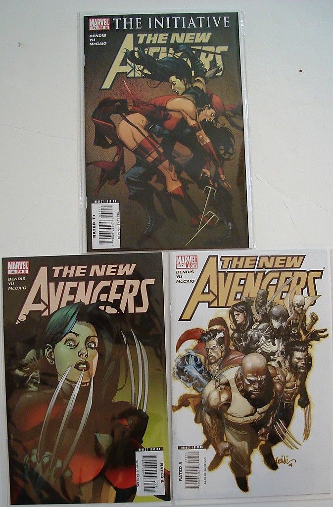 New Avengers 27, 28, 29, 30, 31, 36, 37 Wolverine Spider-Man Bendis --1