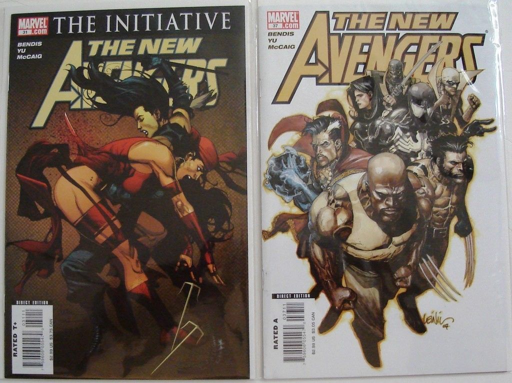 New Avengers 27, 28, 29, 30, 31, 37 Secret Invasion Wolverine Elektra --1