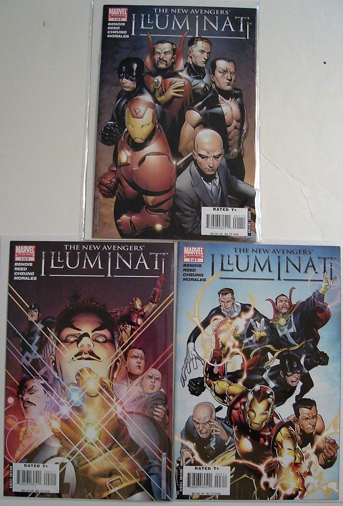 New Avengers Illuminati 1 2 3 4 5 Captain America Civil War Movie --1