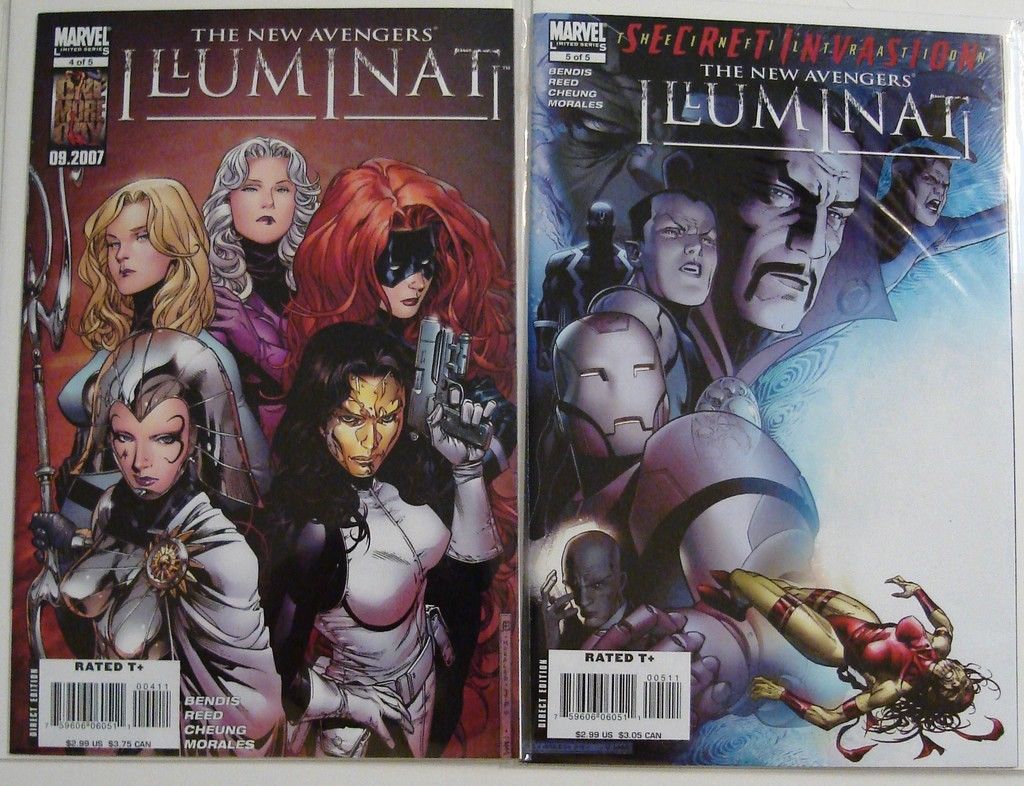 New Avengers Illuminati 1 2 3 4 5 Captain America Civil War Movie --2