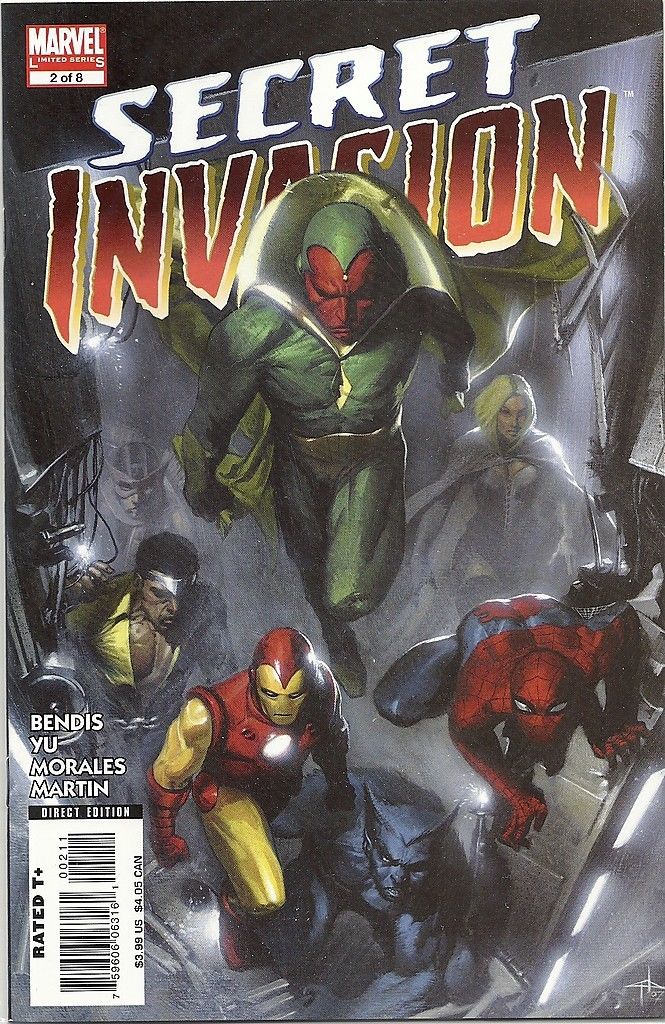 Secret Invasion 1, 2, 3, 4, 5, 6, 7 8 Requiem Fantastic Four Bendis Yu --1