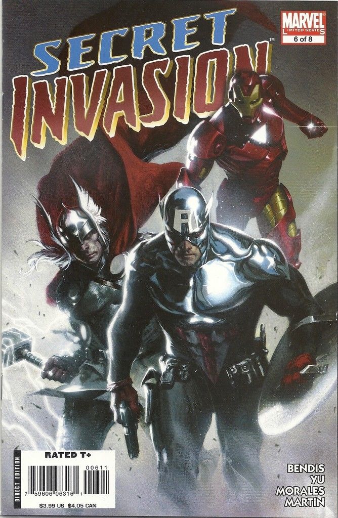 Secret Invasion 1, 2, 3, 4, 5, 6, 7, 8 Wolverine Iron Man Bendis Yu --5