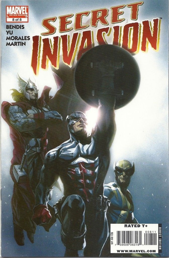 Secret Invasion 1, 2, 3, 4, 5, 6, 7, 8 Wolverine Iron Man Bendis Yu --7