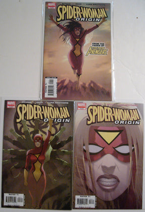 Spider-Woman Origin 1, 2, 3, 4, 5 Avengers Spider-Man Bendis Reed Luna --0