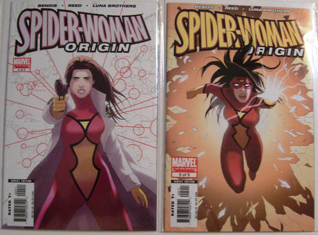 Spider-Woman Origin 1, 2, 3, 4, 5 Avengers Spider-Man Bendis Reed Luna --1