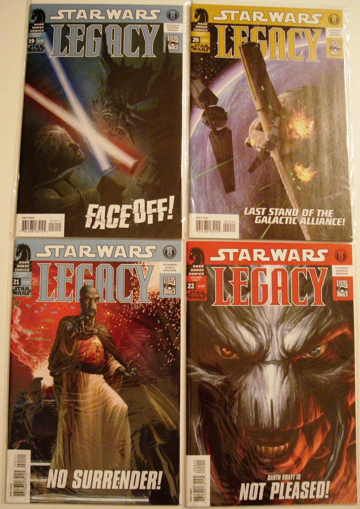 Star Wars Legacy 19 20 21 22 23 24 25 29 Skywalker Ostrander Duursema --0