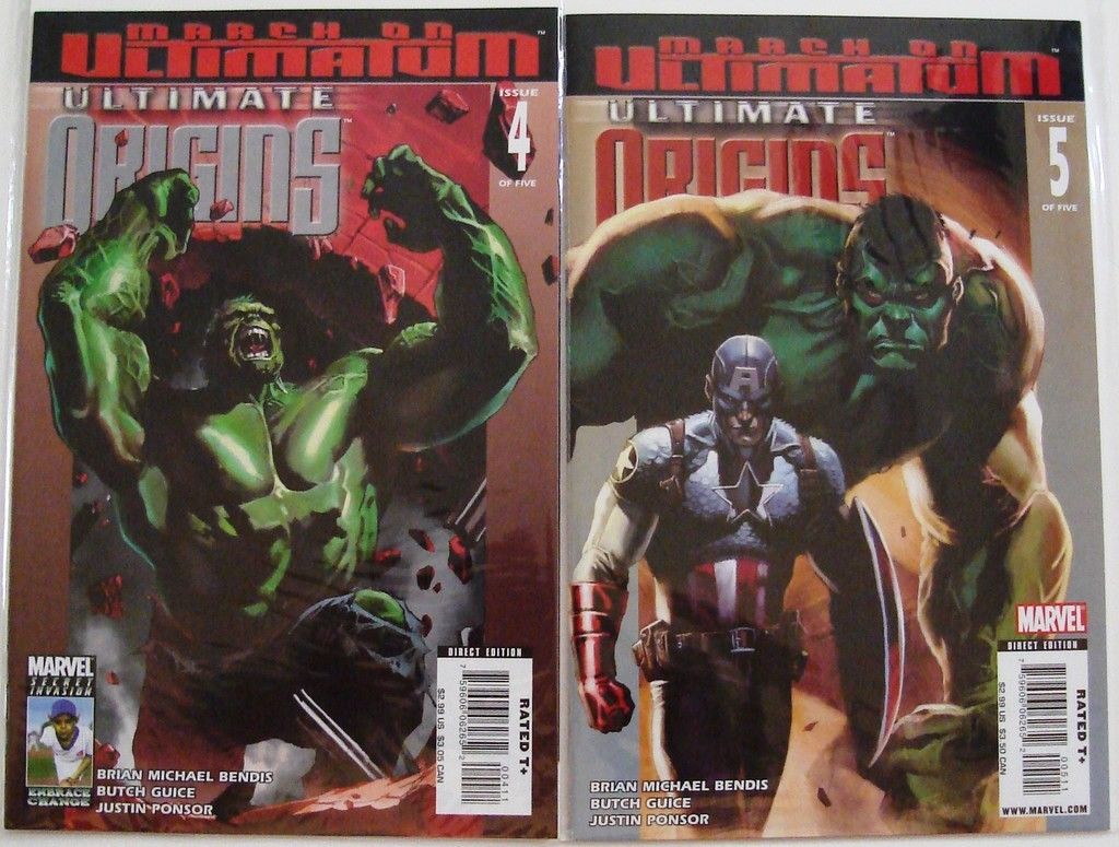 Ultimate Origins 1, 2, 3, 4, 5 Wolverine X-Men Avengers Bendis Guice --1