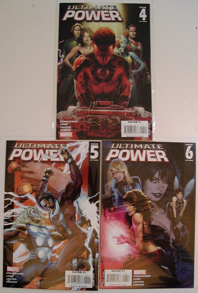 Ultimate Power 1, 2, 3, 4, 5, 6, 7, 8, 9 Avengers X-Men Bendis Land --1