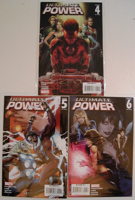 Ultimate Power 1, 2, 3, 4, 5, 6, 7, 8, 9 Avengers X-Men Bendis Land --1