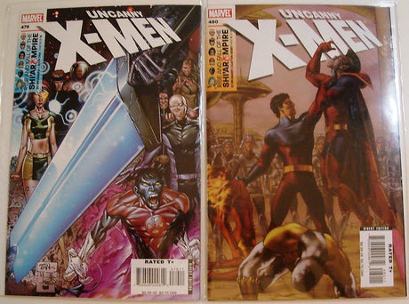 Uncanny X-Men 475, 476, 477, 478, 479, 480 Shi'Ar Empire Brubaker Tan --1