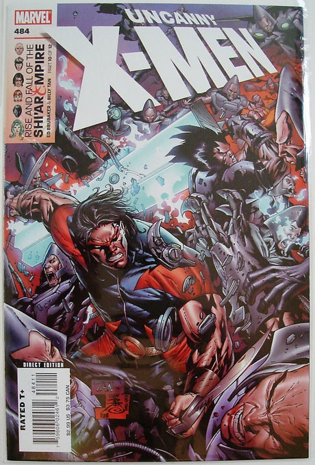 Uncanny X-Men 481, 482, 483, 484, 485, 486 Shi'Ar Empire Brubaker Tan --2