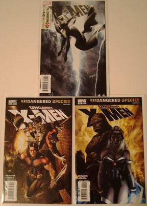 Uncanny X-Men 487, 488, 489, 492, 494, Endangered Species Brubaker --0