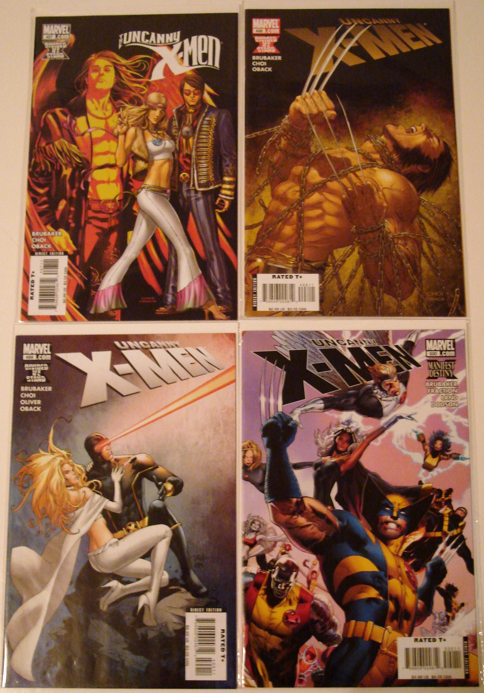 Uncanny X-Men 497, 498, 499, 500, 501, 502, 503, 504, 505, 513 --0