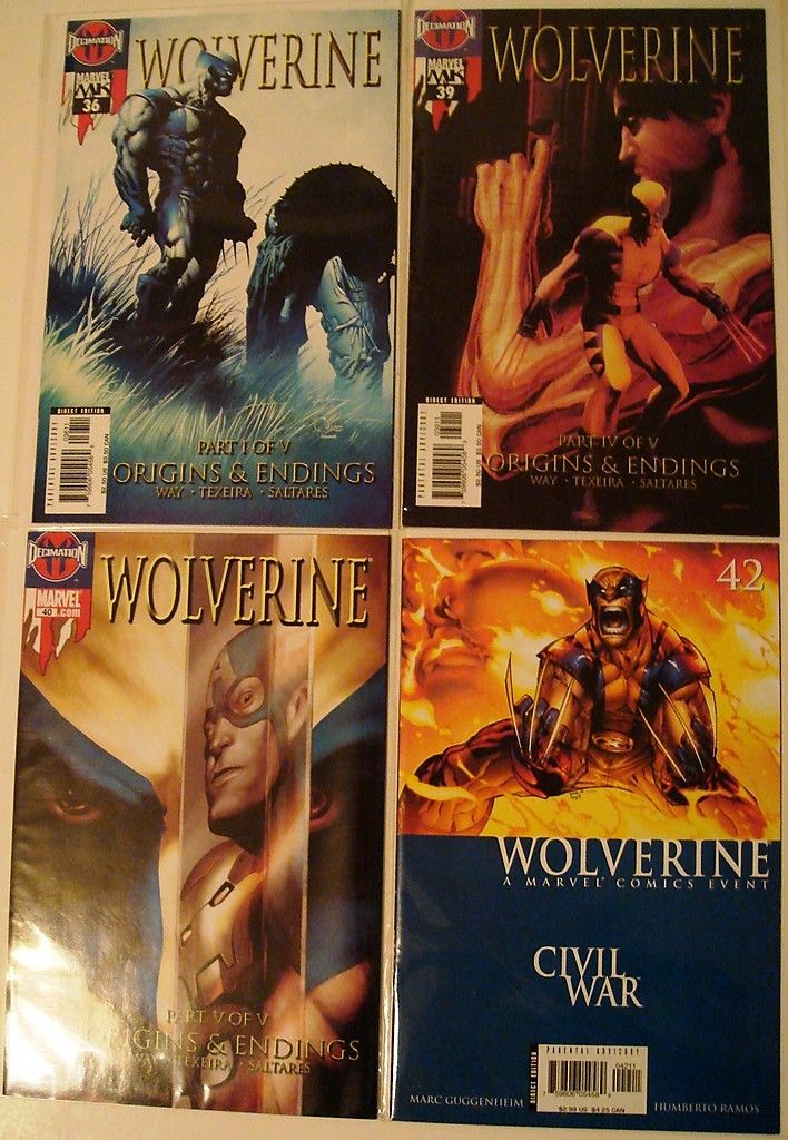 Wolverine 2003 36 39 40 42 43 44 45 46 Captain America Civil War Movie --1