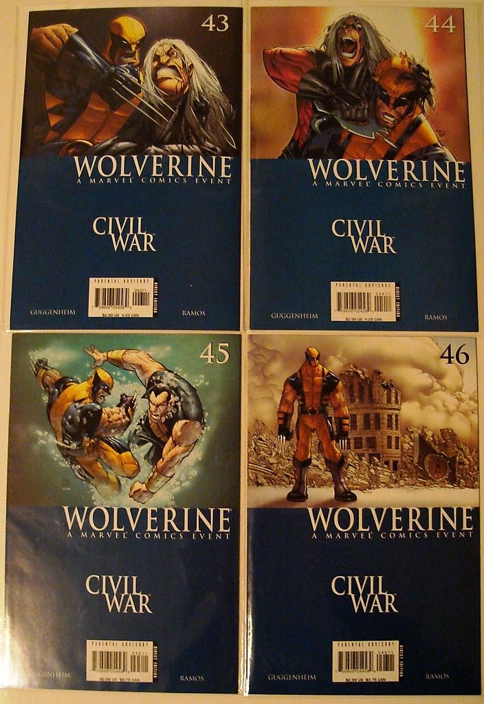 Wolverine 2003 36 39 40 42 43 44 45 46 Captain America Civil War Movie --0