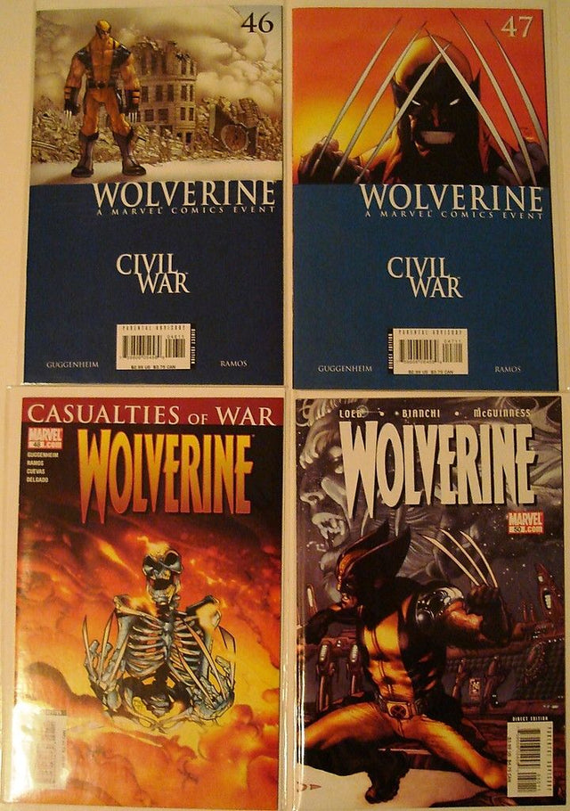 Wolverine 46 47 48 50 51 52 53 56 57 Captain America Civil War Movie --0