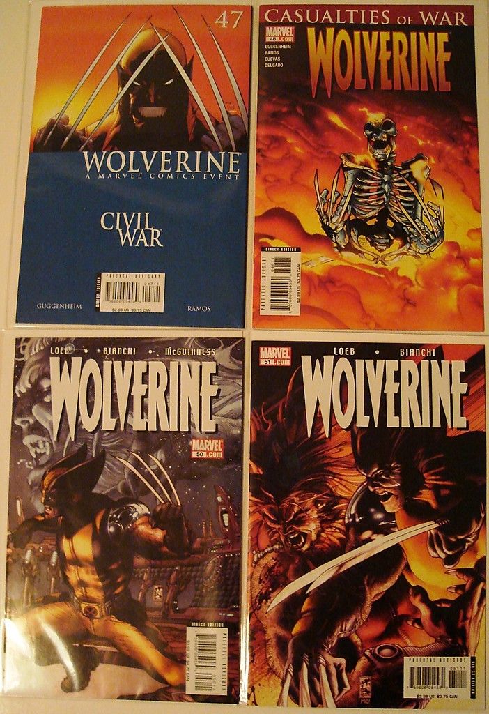 Wolverine 47 48 50 51 52 53 56 X-Men Captain America Civil War Movie --0