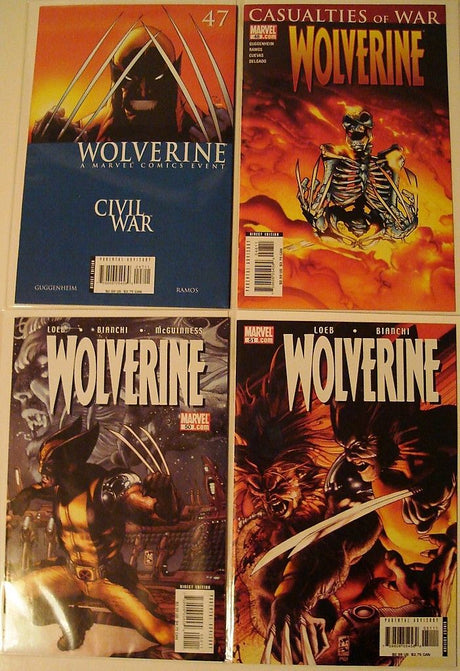 Wolverine 47 48 50 51 52 53 56 X-Men Captain America Civil War Movie --0