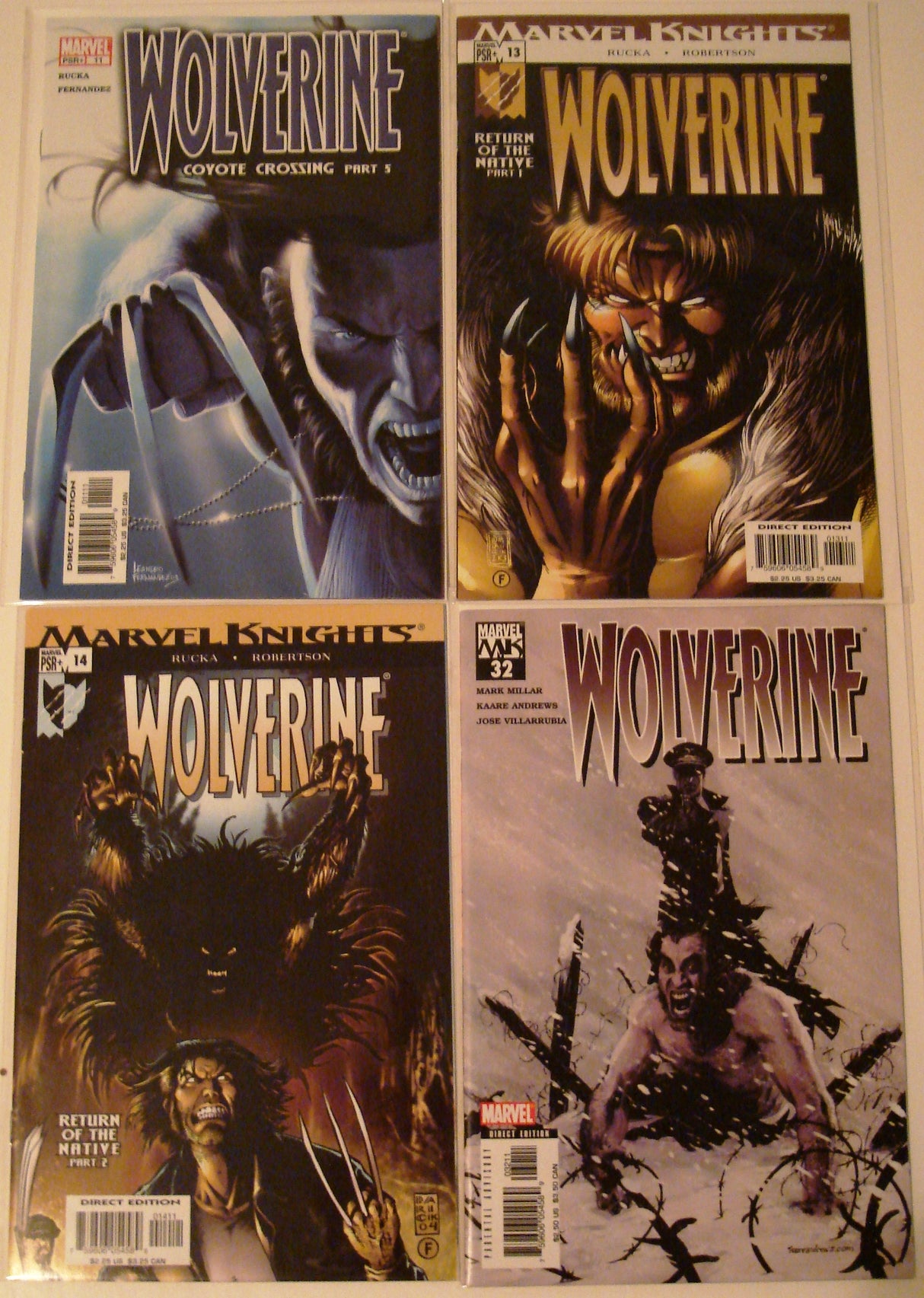 Wolverine 2003 7, 8, 9, 10, 11, 13, 14, 32 Uncanny X-Men --1