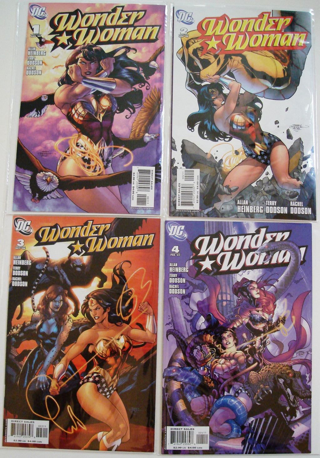 Wonder Woman 2006 1, 2, 3, 4, 5, 6, 7, 8, 9, 10 Heinberg Dodson --0