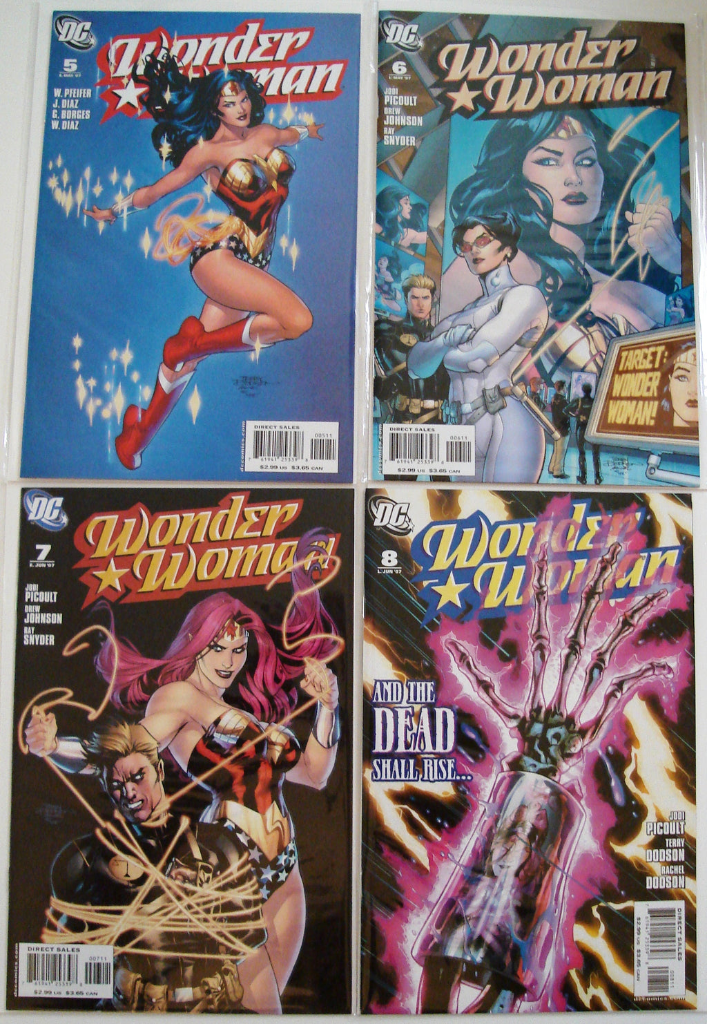 Wonder Woman 2006 1, 2, 3, 4, 5, 6, 7, 8, 9, 10 Heinberg Dodson --1