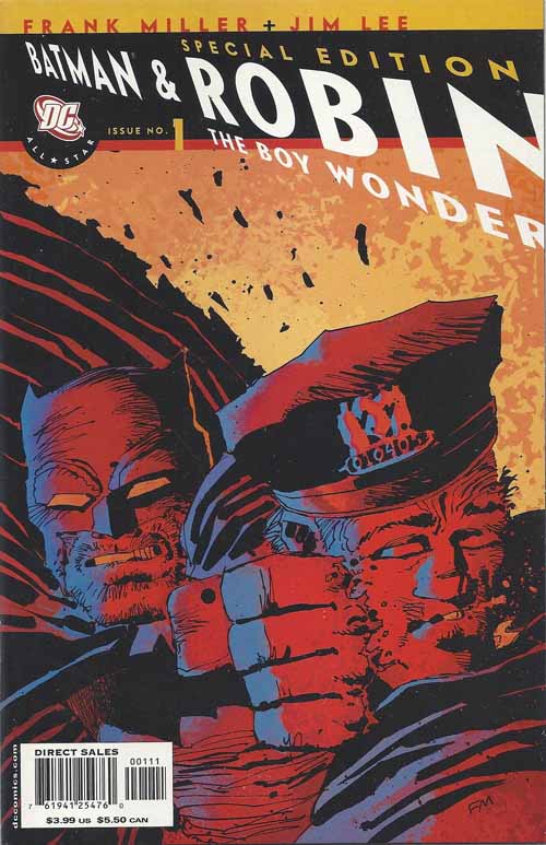 All Star Batman 1 -- Frank Miller Special Edition Variant -- Jim Lee --0