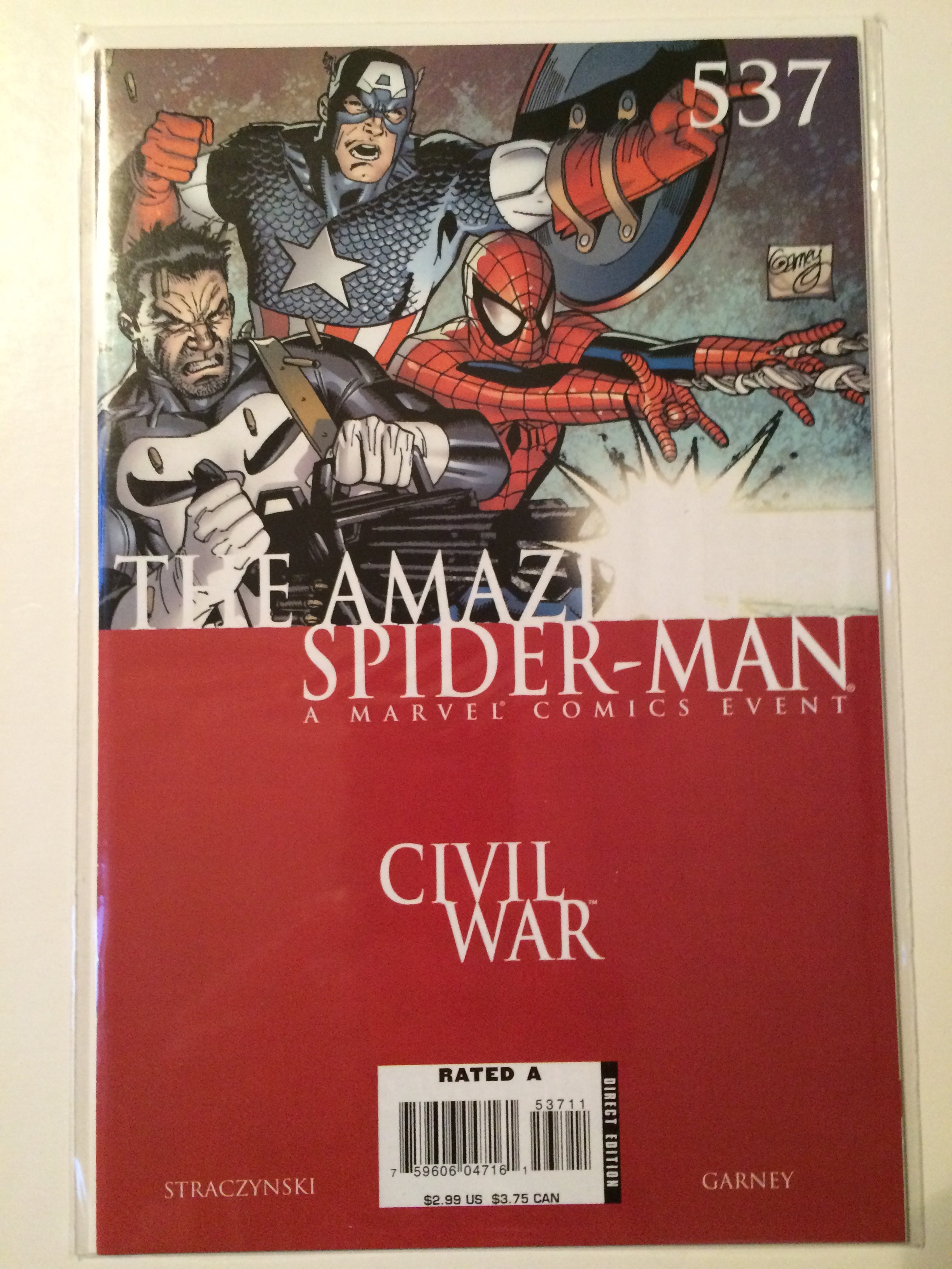 Amazing Spider-Man 533, 534, 535, 536, 537, 538 Civil War Movie Coming --1