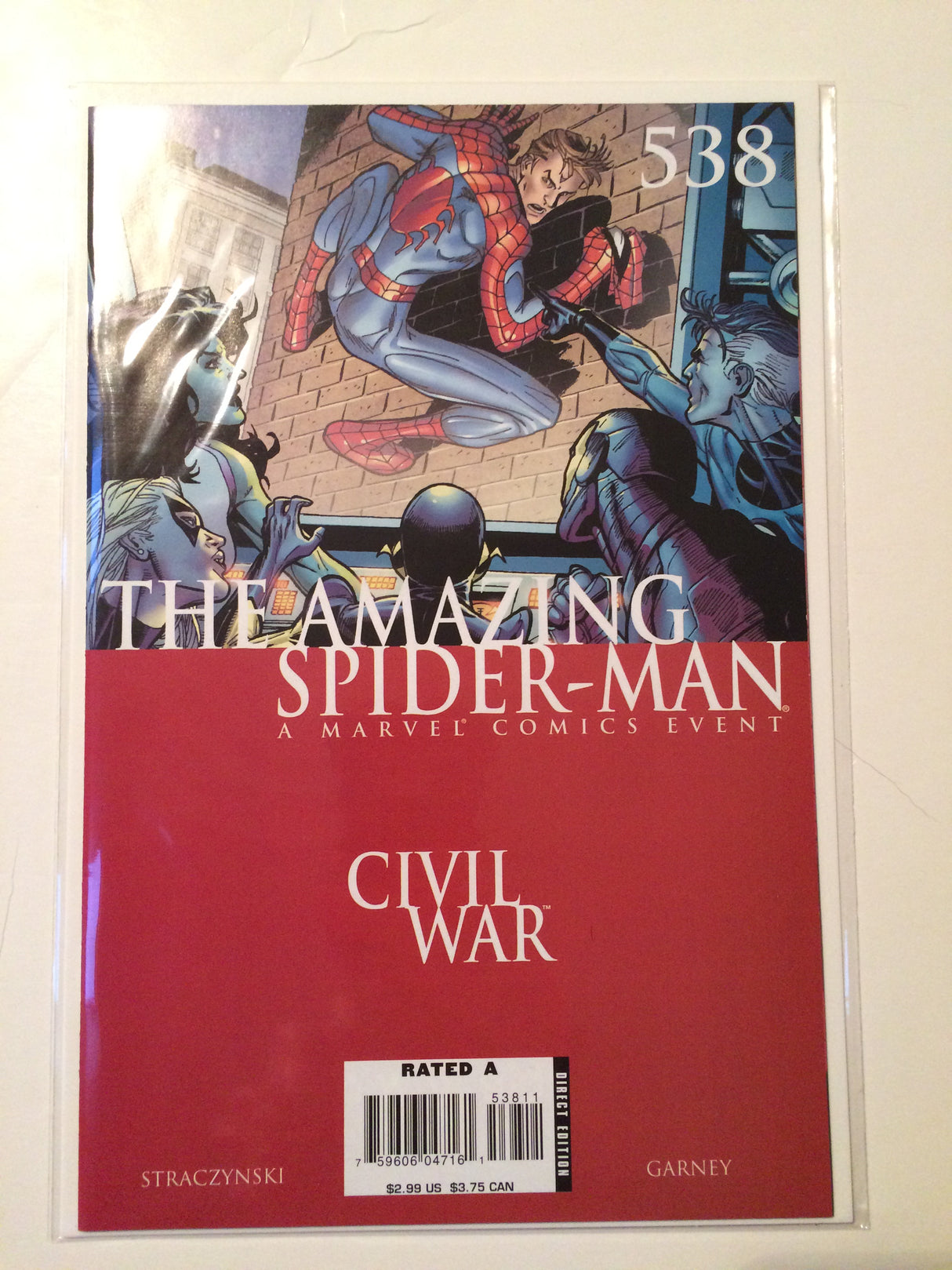 Amazing Spider-Man 533 535 536 537 538 Captain America Civil War Movie --1